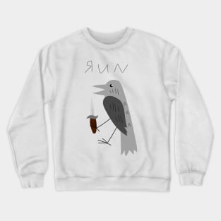 crow Crewneck Sweatshirt